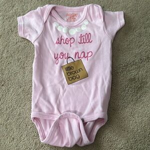 Sara Kety Shop till you nap Bloomingdale’s Onesie